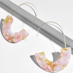 Bauble Bar Style Faidra Pink Drop Earrings NEW